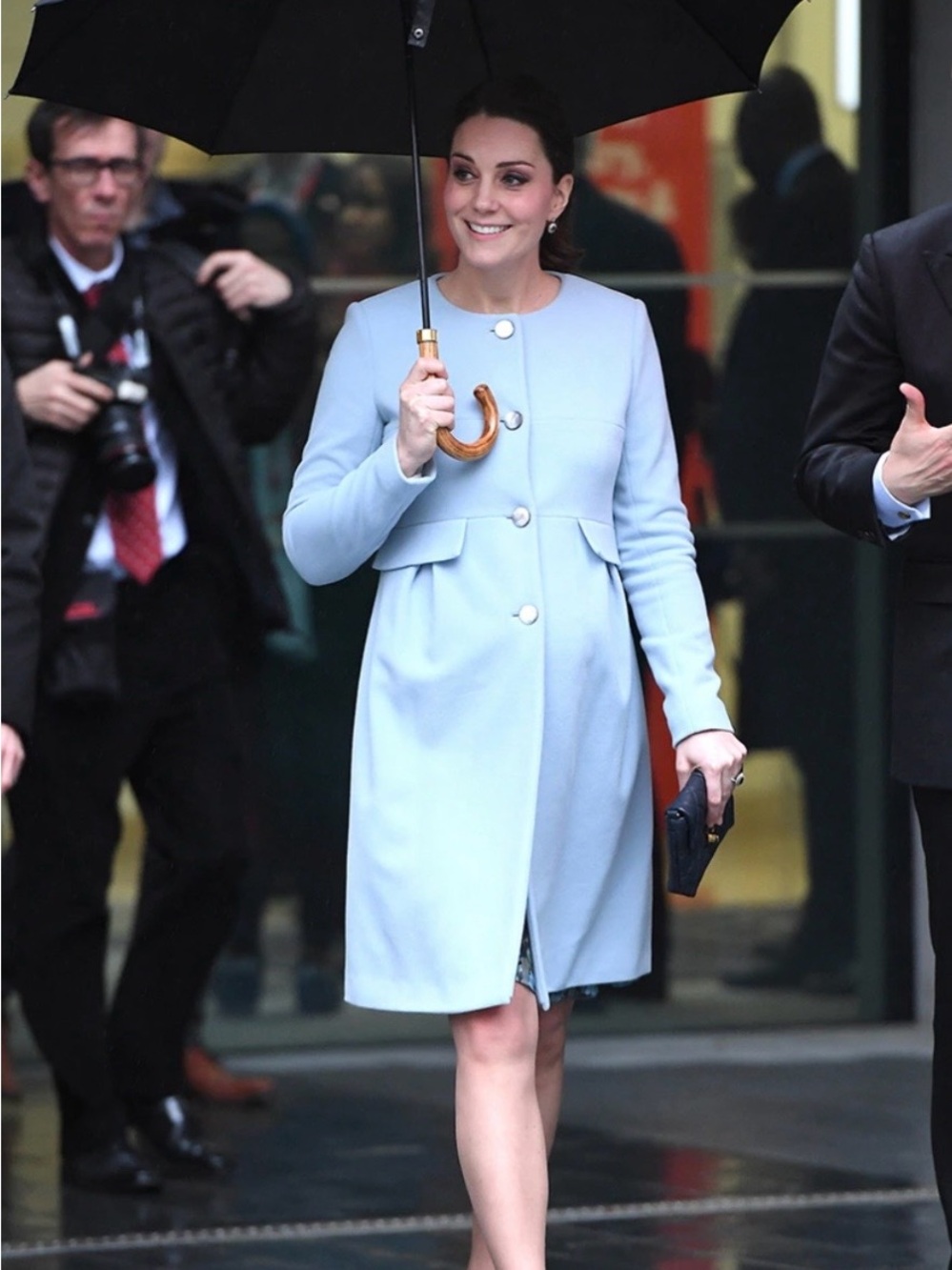 Seraphine Natasha Blue Mist Coat as worn by Princess Kate *RARE*